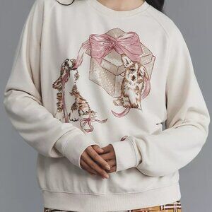 Maeve Animal Friends Crew-Neck Sweatshirt Maeve  Puppies XL